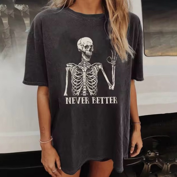 Tops - 𝚃-𝚜𝚑𝚒𝚛𝚝 𝚅𝚒𝚗𝚝𝚊𝚐𝚎 𝙽𝚎𝚟𝚎𝚛 𝙱𝚎𝚝𝚝𝚎𝚛 𝚂𝚔𝚞𝚕𝚕 𝙿𝚛𝚒𝚗𝚝